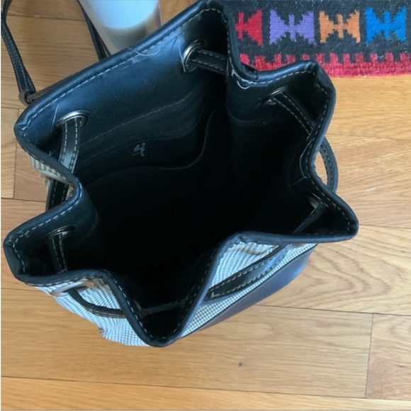 Esprit Houndstooth Drawstring Backpack - Picture 6 of 7